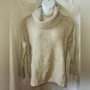 Liz Claiborne Cowlneck Multi Color Sweater Size 1X NWT